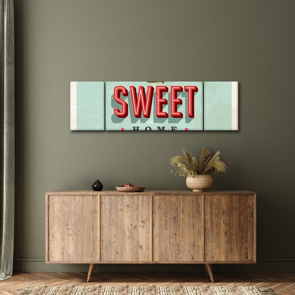 Obraz - Home sweet home (170x50 cm)