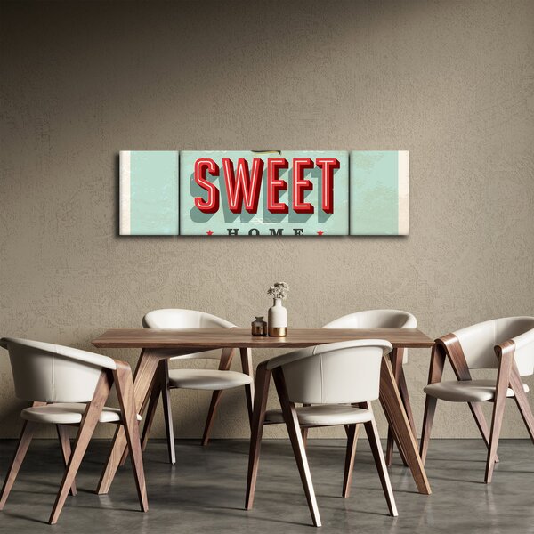 Obraz - Home sweet home (170x50 cm)