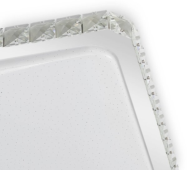Lampa sufitowa LED Lorand Lindby, możliwość ściemniania, biały / opal, salon / jadalnia, tworzywo sztuczne, nowoczesny