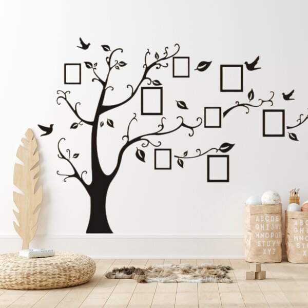 PIPPER | Naklejka na ścianę "Duże drzewo ze zdjęciami - prawy" 180x250 cm