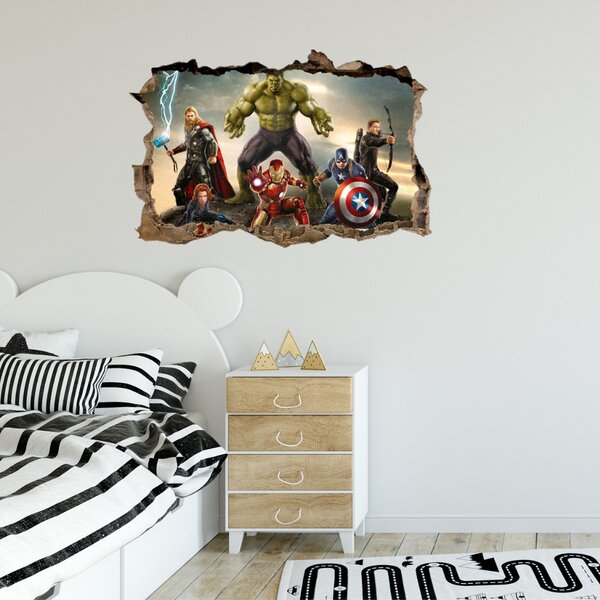 PIPPER | Naklejka na ścianę "Avengers 3" 70x50 cm