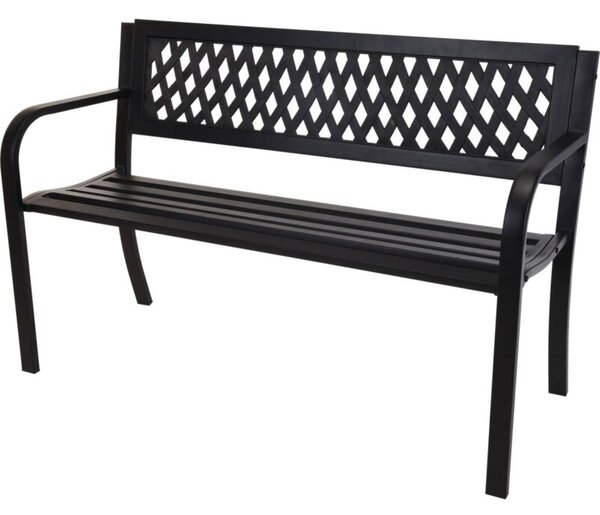 Ławka ogrodowa PROGARDEN 960150 Czarny