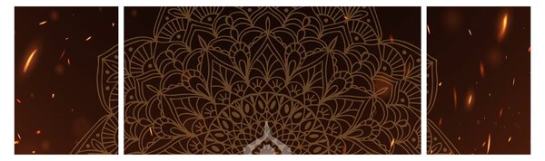 Obraz - Medytacja (170x50 cm)