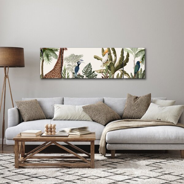 Obraz - Mieszkańcy Afryki (170x50 cm)