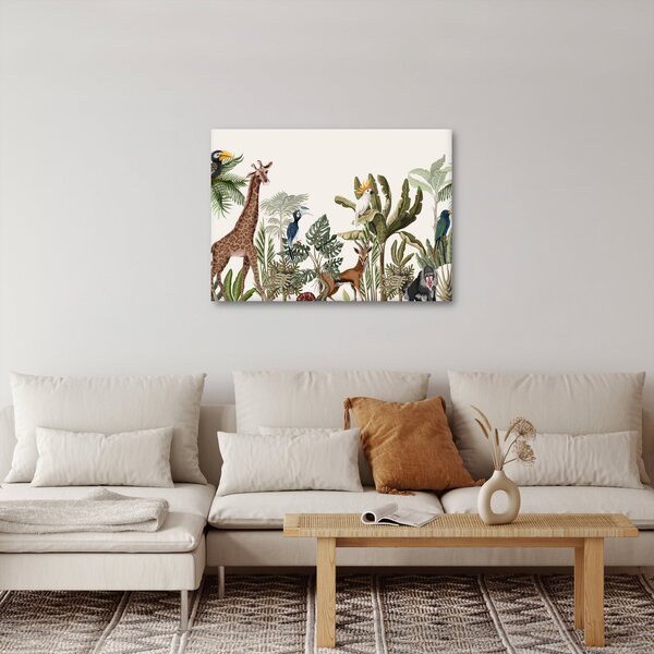 Obraz - Mieszkańcy Afryki (70x50 cm)