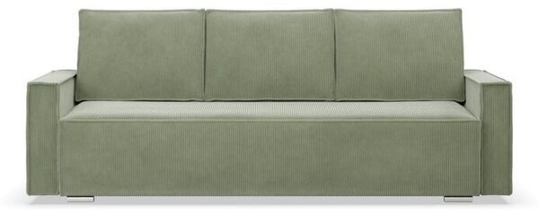 Kanapa rozkÅadana, sztruks, Union, 220x95x92 cm, oliwkowy | TYLETEGOTU