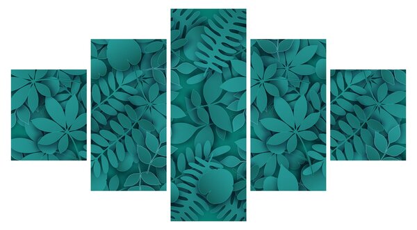 Obraz liści (125x70 cm)