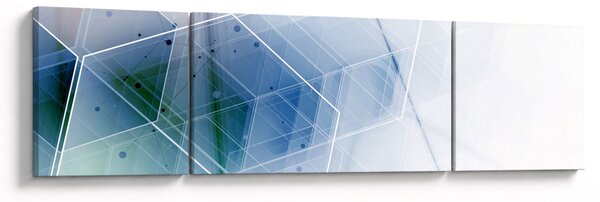 Obraz - Kształty geometryczne (170x50 cm)