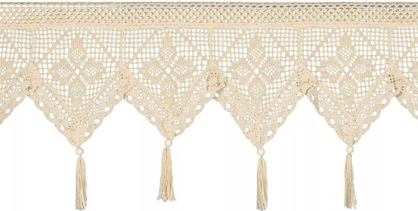 Firana gotowa EUROFIRANY Martha 150 x 30 cm JasnobeÅ¼owy