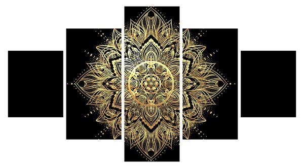 Obraz - Mandala bogactwa (125x70 cm)