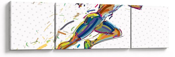 Obraz - Biegacz (170x50 cm)