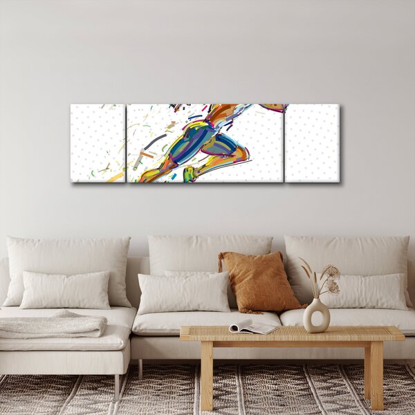 Obraz - Biegacz (170x50 cm)