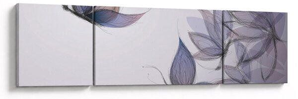Obraz - Rysowanie motyli (170x50 cm)