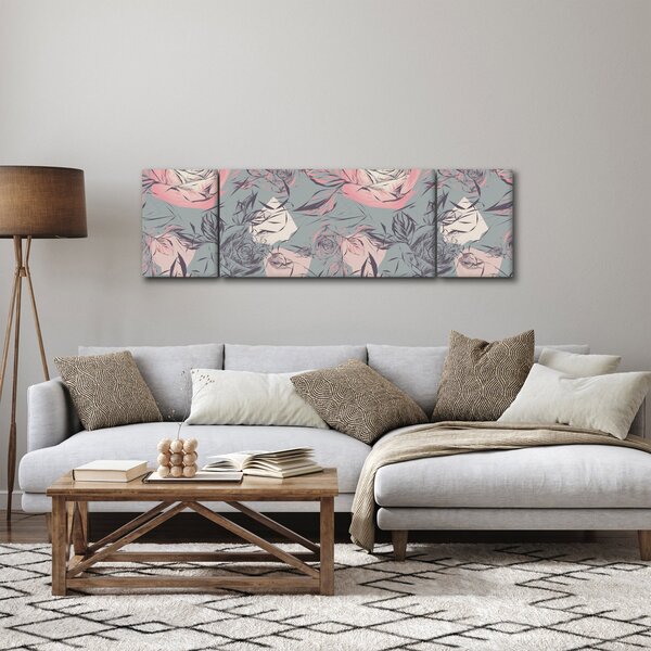 Obraz - Róża (170x50 cm)