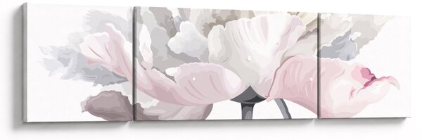 Obraz - Kwiat róży (170x50 cm)