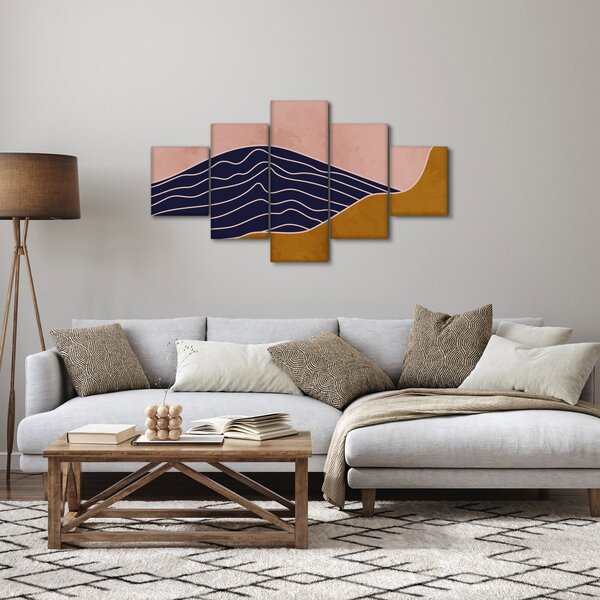 Obraz - Słońce nad górami (125x70 cm)