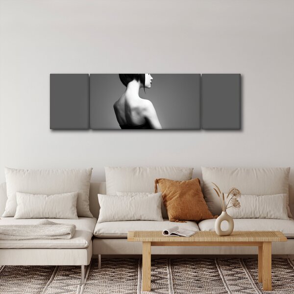 Obraz eleganckiej kobiety (170x50 cm)