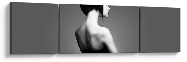 Obraz eleganckiej kobiety (170x50 cm)