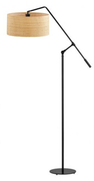 Lampa stojąca podłogowa przegubowa regulowana z abażurem walec AVADO