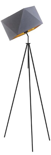 Lampa stojąca podłogowa przegubowa regulowana trójnóg z abażurem diament DECO