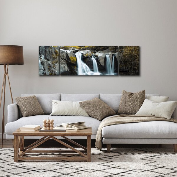Obraz - Wodospady, Lushan, Chiny (170x50 cm)