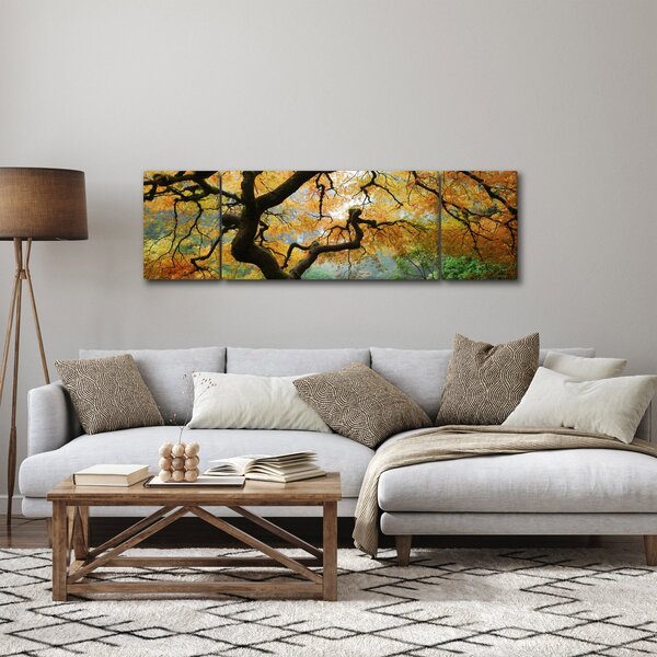Obraz żółtego klonu japońskiego, Portland, Oregon (170x50 cm)
