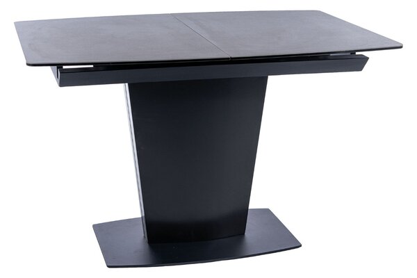 Stół rozkładany BRISTOL CERAMIC 120(160)x85 czarny marmur/czarny mat SIGNAL