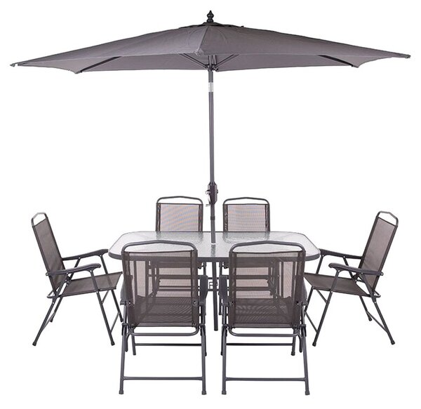 Zestaw mebli ogrodowych PATIO Bordeaux 47973 Antracytowy