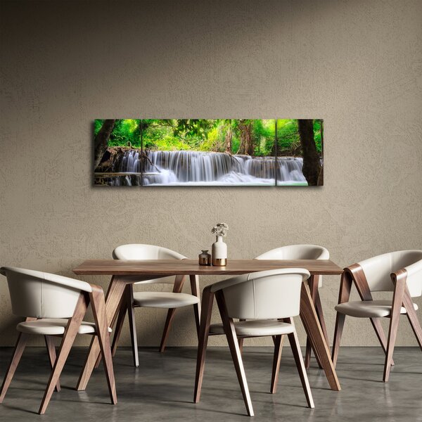Obraz wodospadu w Kanchanaburi, Tajlandia (170x50 cm)