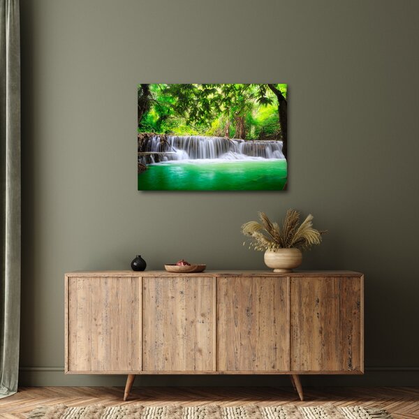 Obraz wodospadu w Kanchanaburi, Tajlandia (70x50 cm)