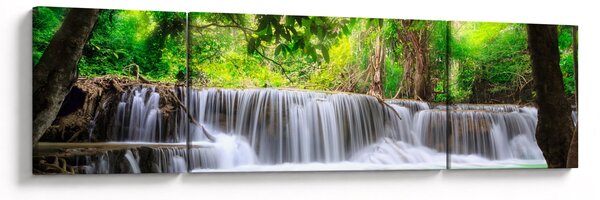 Obraz wodospadu w Kanchanaburi, Tajlandia (170x50 cm)