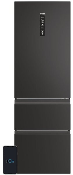 Lodówka HAIER HTW5618ENPT 3D No Frost 185cm Czarna