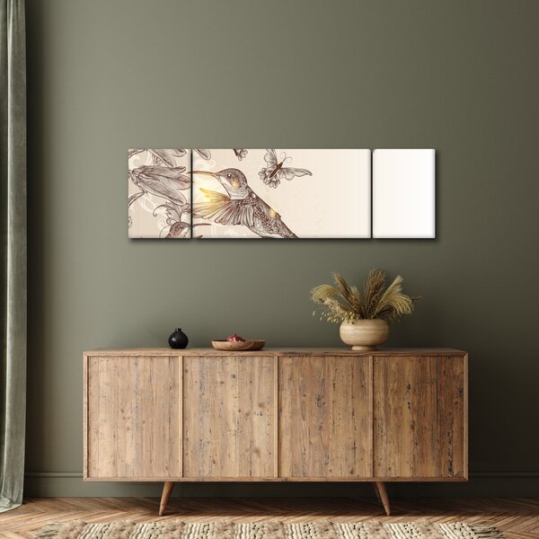 Obraz - Kolibry (170x50 cm)