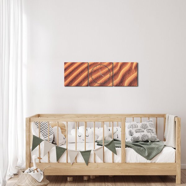Obraz pustyni (z zegarem) (90x30 cm)