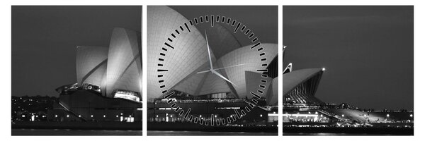 Obraz Opery w Sydney (z zegarem) (90x30 cm)