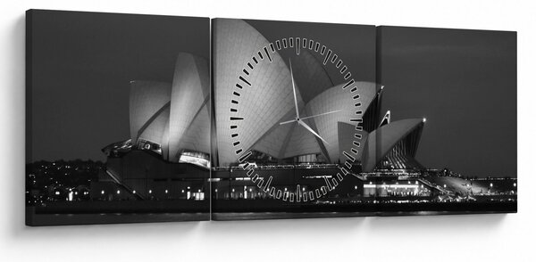 Obraz Opery w Sydney (z zegarem) (90x30 cm)