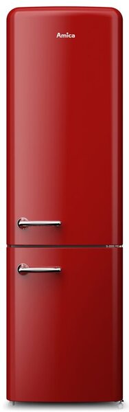 Lodówka AMICA FK3495.3FRAA Retro No frost 186.5cm Czerwony