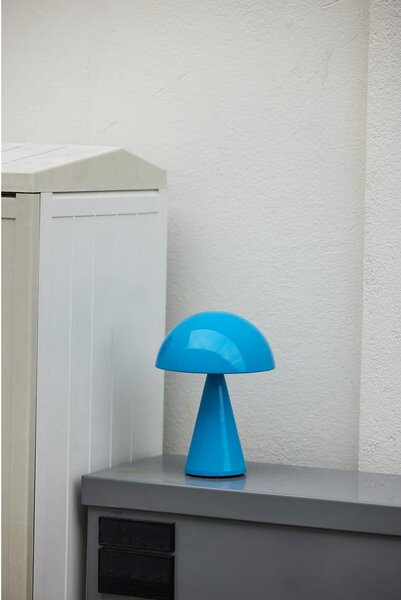 Niebieska lampa stołowa LED ze ściemniaczem (wysokość 20 cm) Mush – Hübsch