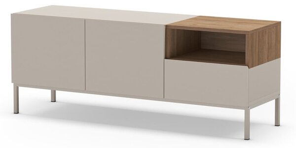 Kremowa szafka pod TV 140x55 cm Cailin – Marckeric