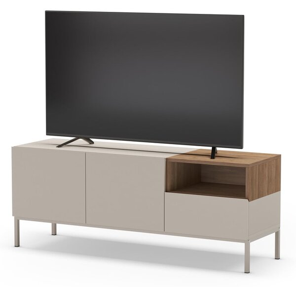 Kremowa szafka pod TV 140x55 cm Cailin – Marckeric