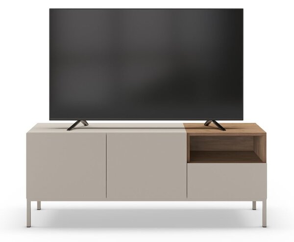 Kremowa szafka pod TV 140x55 cm Cailin – Marckeric