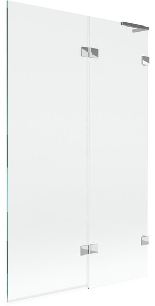 Mexen Lunar L parawan nawannowy 2-skrzydłowy prawy 110 x 150 cm, transparent, chrom - 897L-110-100-01-00-P