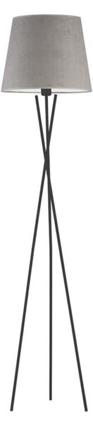 Lampa stojąca podłogowa trójnóg z abażurem walec MORIS