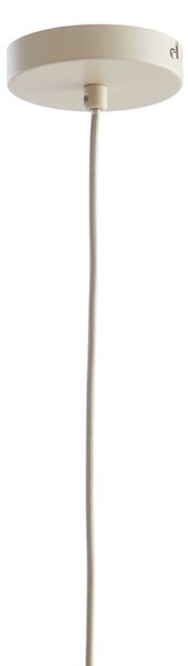 Beżowa lampa wisząca z tekstylnym kloszem ø 28 cm Itela – Light & Living