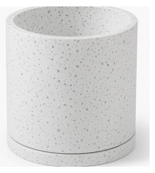 Zestaw 2 białych doniczek Bonami Selection Terrazzo, ø 26 cm