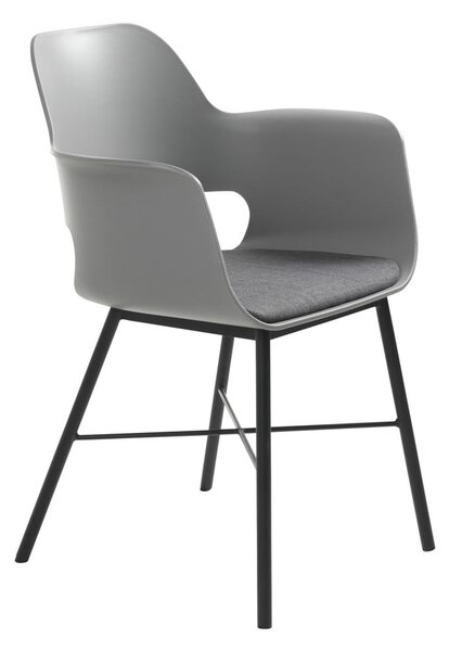 Szare krzesło Unique Furniture Wrestler