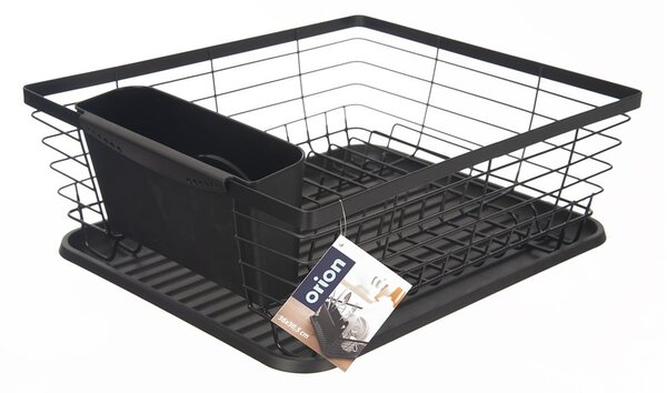 Czarny metalowy ociekacz 36x30,5 cm Radka – Orion