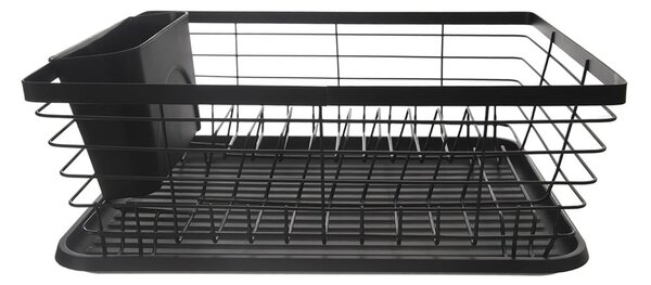 Czarny metalowy ociekacz 36x30,5 cm Radka – Orion