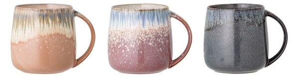 Kamionkowe kubki zestaw 3 szt. 460 ml Cloe – Bloomingville