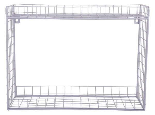 Fioletowa wielopoziomowa stalowa półka 40 cm Reja – PT LIVING